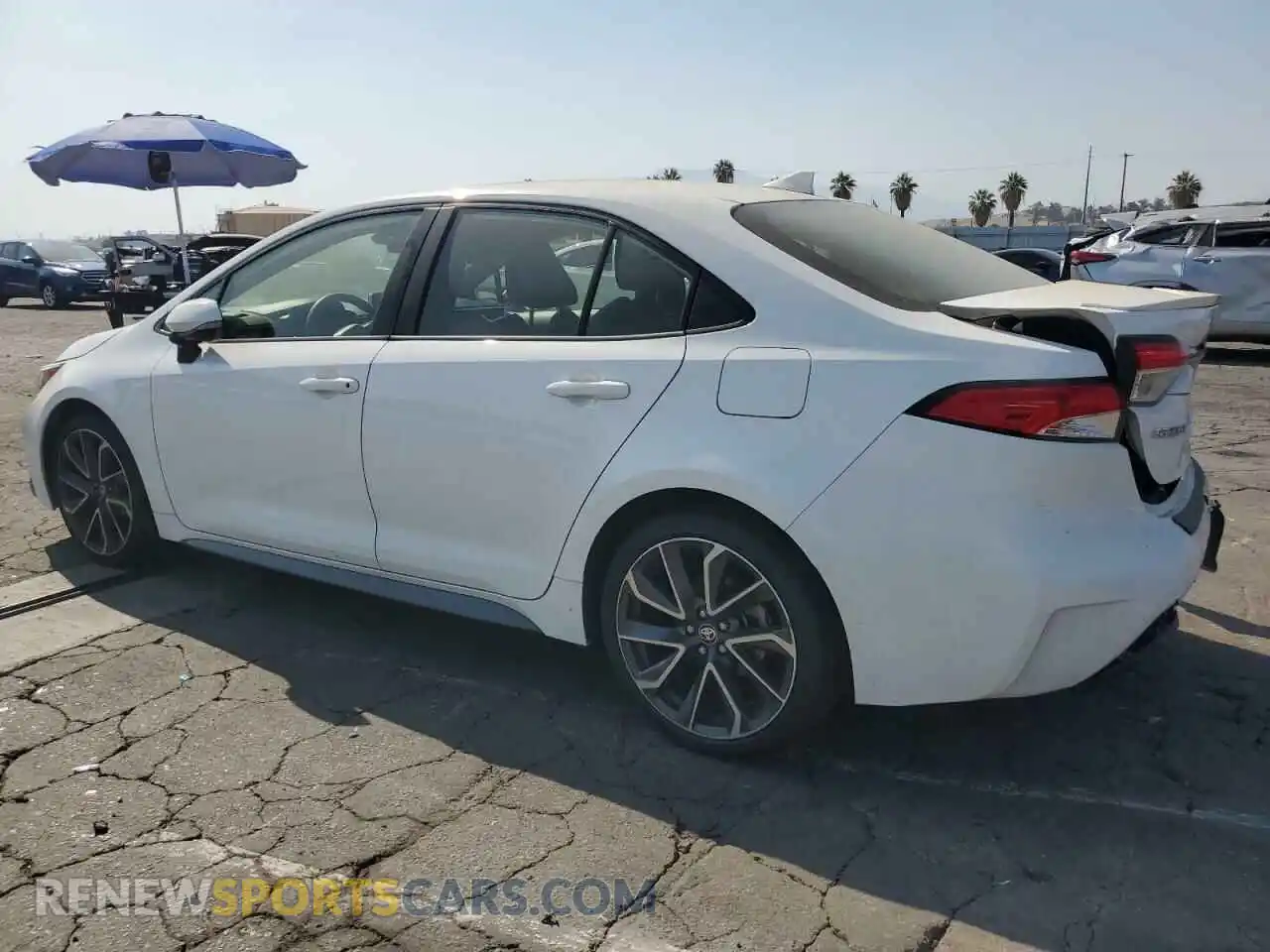 2 Photograph of a damaged car JTDS4MCE8MJ063858 TOYOTA COROLLA 2021