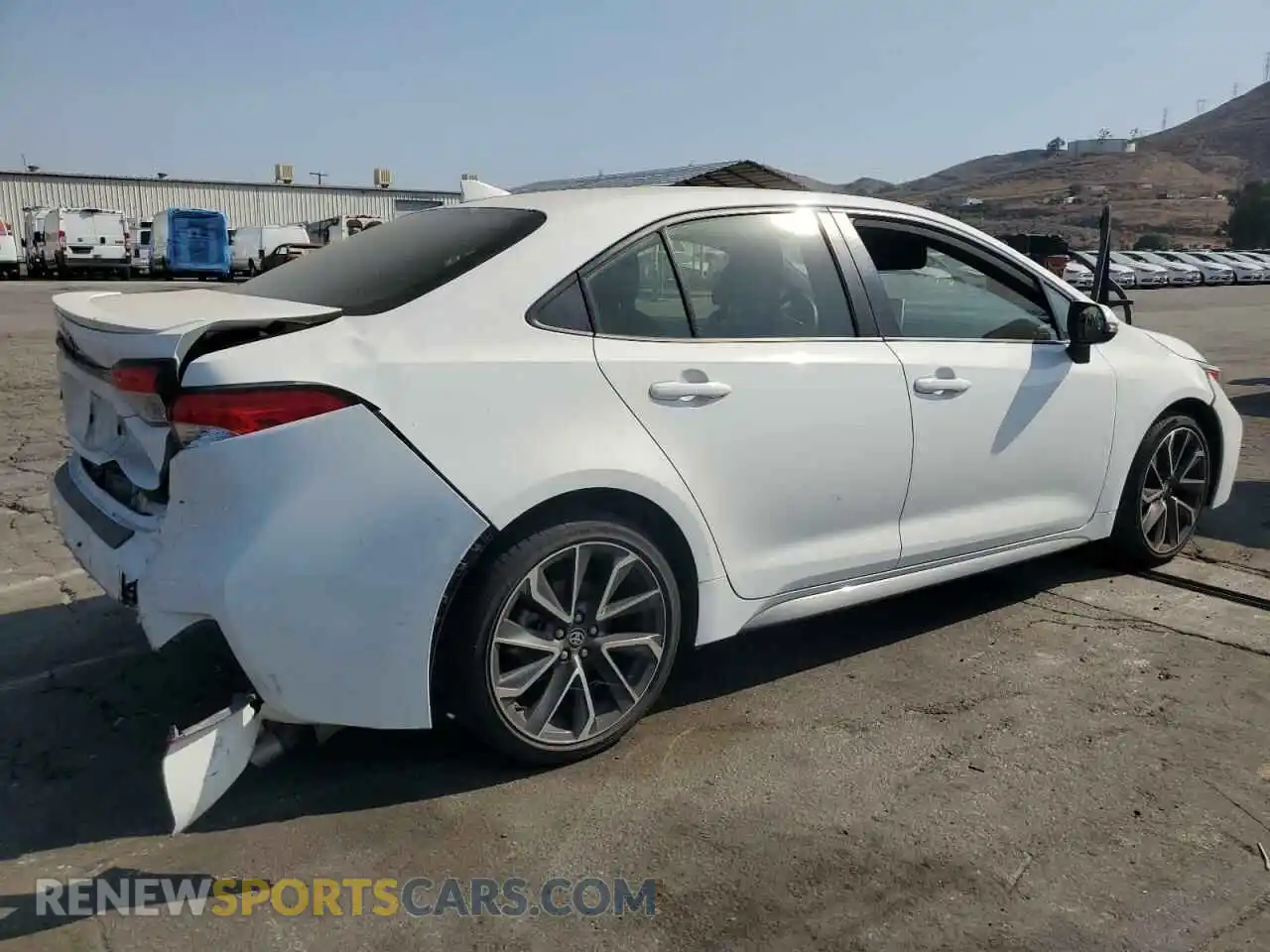 3 Photograph of a damaged car JTDS4MCE8MJ063858 TOYOTA COROLLA 2021