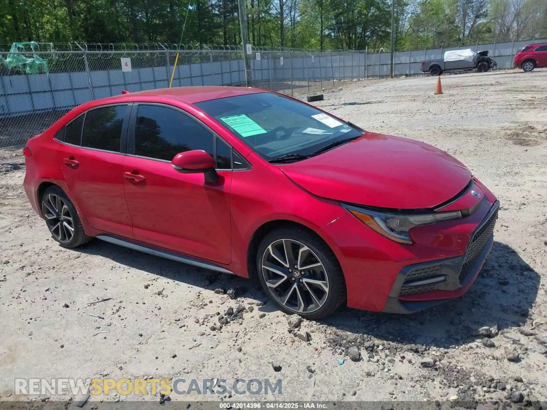 1 Photograph of a damaged car JTDS4MCE8MJ064072 TOYOTA COROLLA 2021