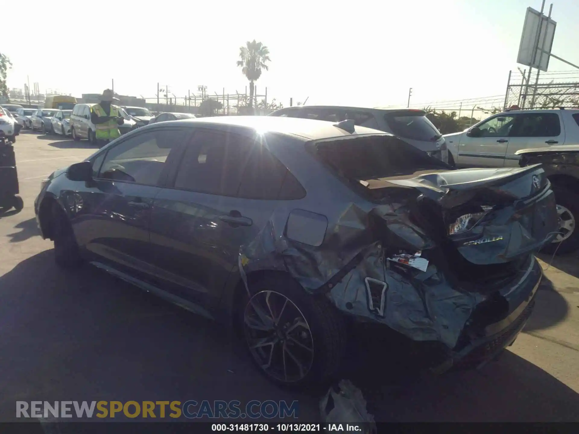 3 Photograph of a damaged car JTDS4MCE8MJ064170 TOYOTA COROLLA 2021