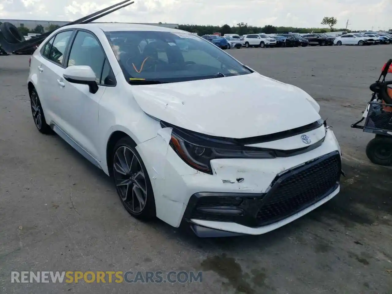 1 Photograph of a damaged car JTDS4MCE8MJ064346 TOYOTA COROLLA 2021