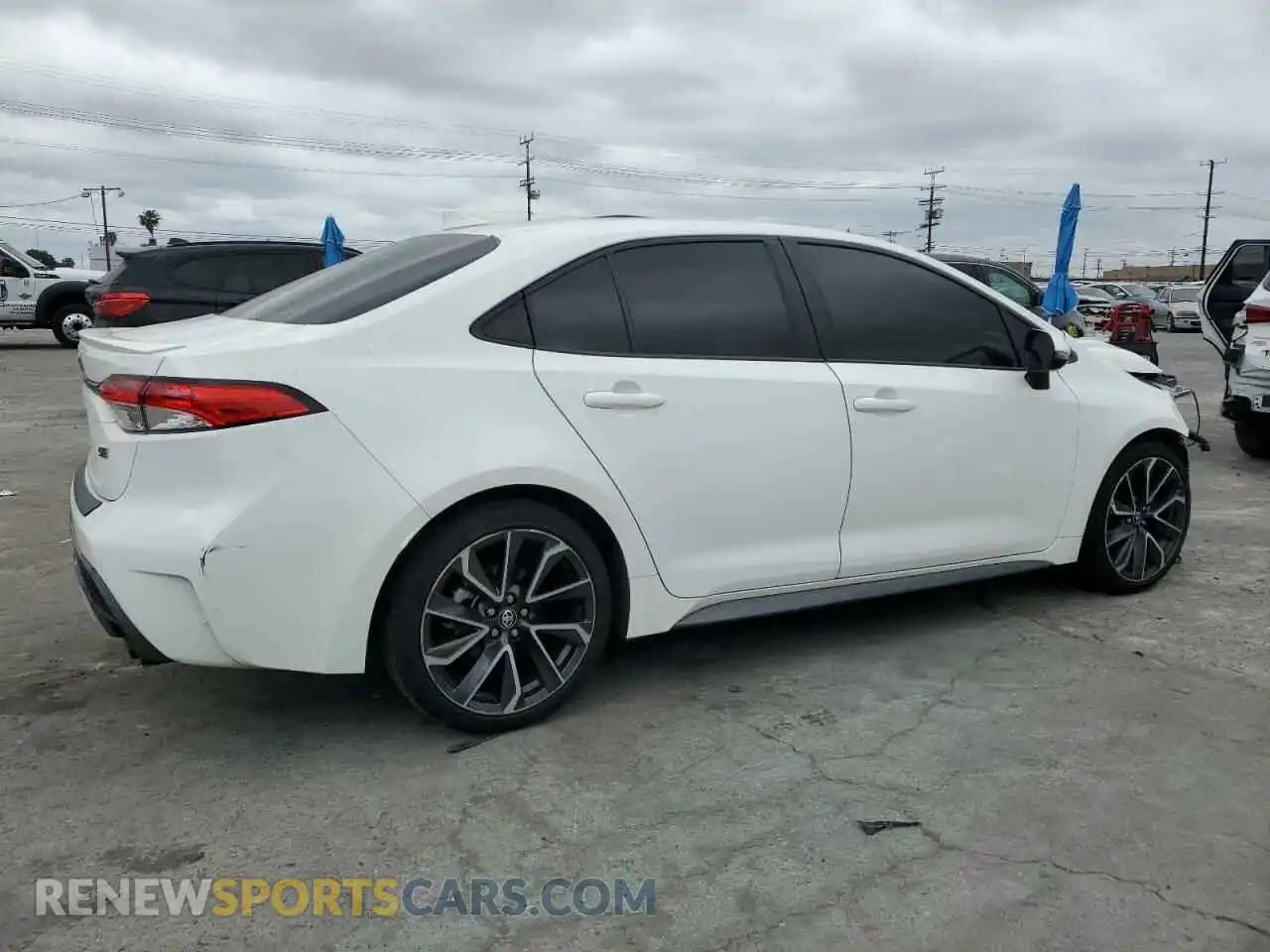 3 Фотография поврежденного автомобиля JTDS4MCE8MJ065366 TOYOTA COROLLA 2021