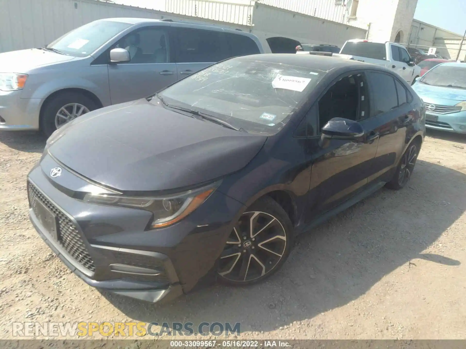 2 Photograph of a damaged car JTDS4MCE8MJ069319 TOYOTA COROLLA 2021