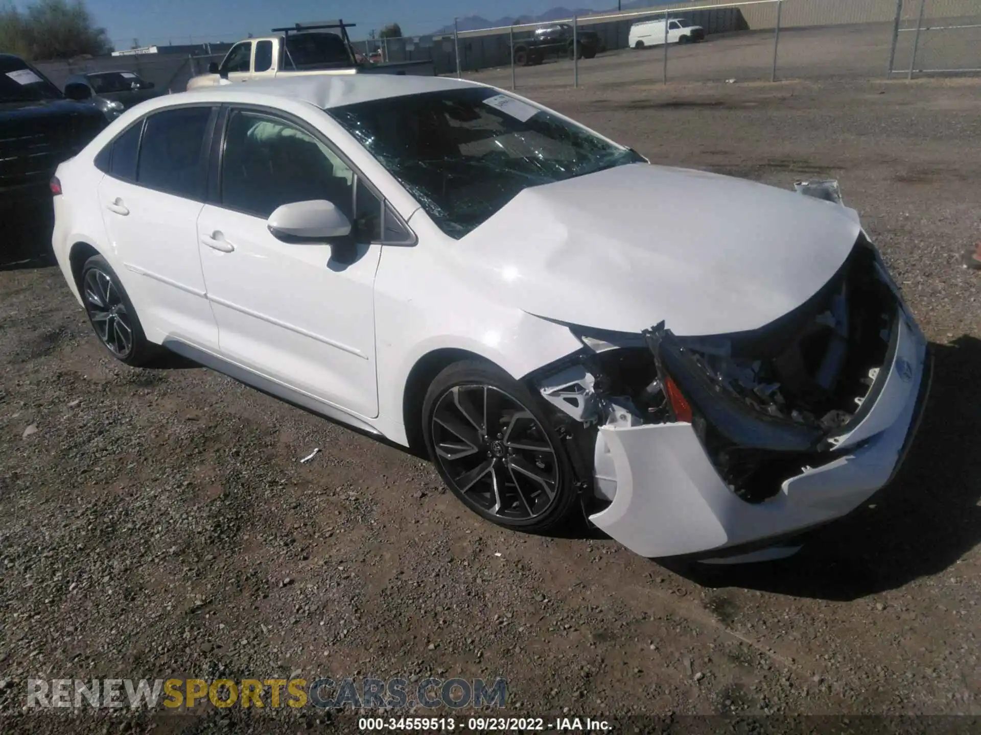 1 Photograph of a damaged car JTDS4MCE8MJ078330 TOYOTA COROLLA 2021