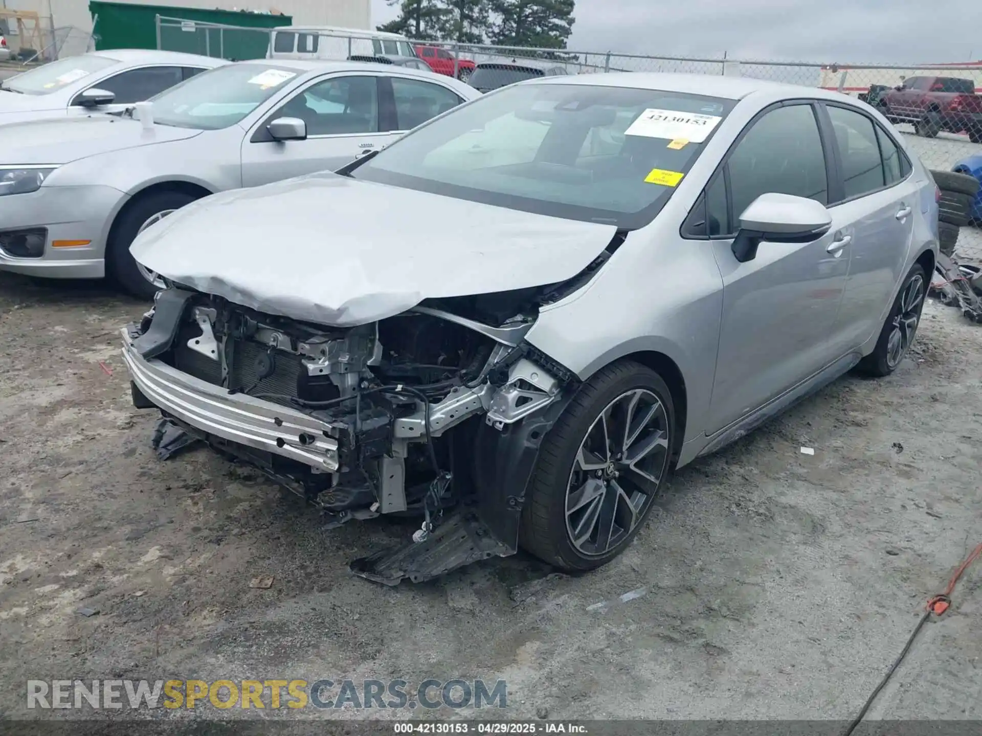 2 Photograph of a damaged car JTDS4MCE8MJ078604 TOYOTA COROLLA 2021