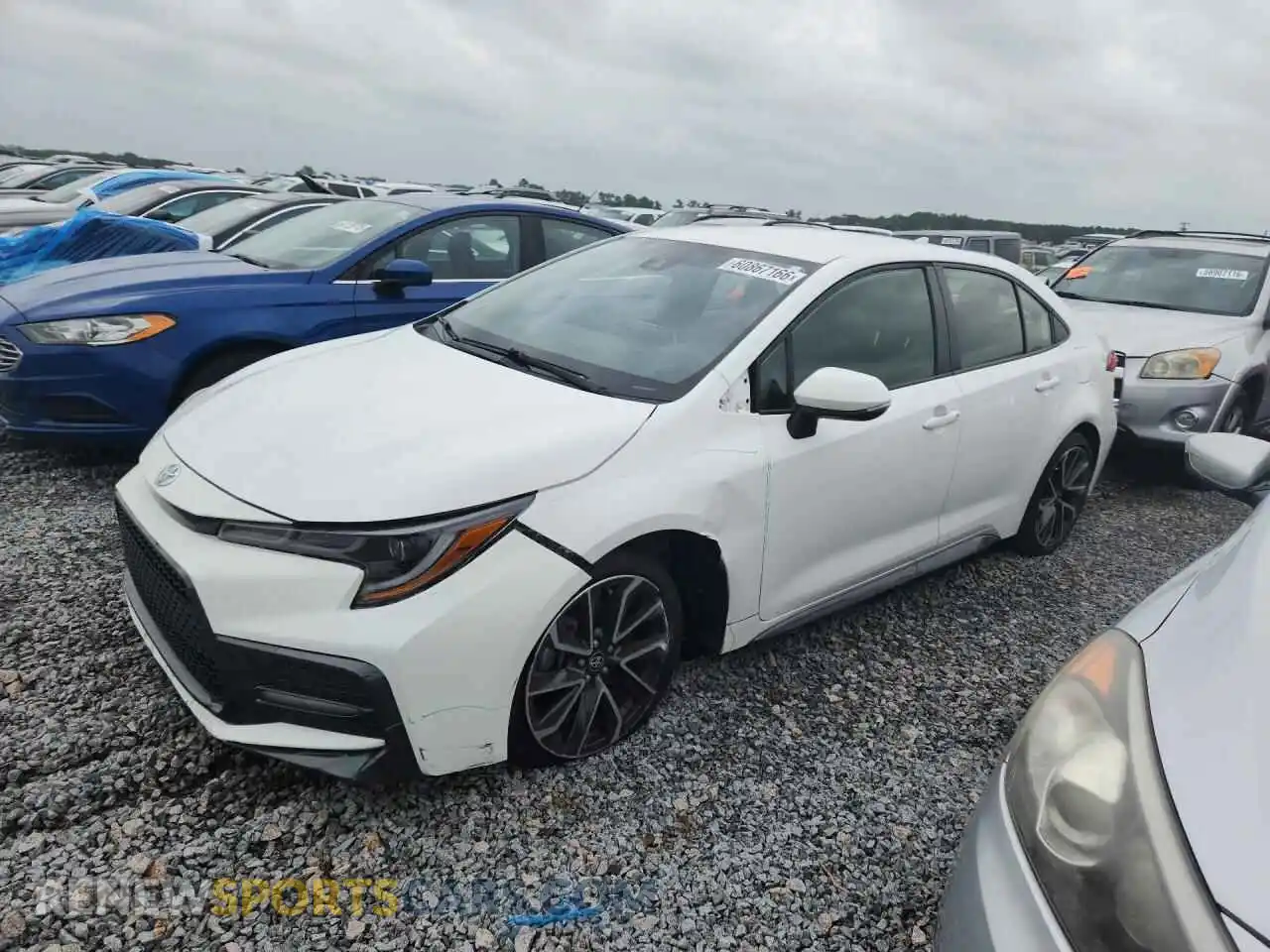 1 Photograph of a damaged car JTDS4MCE8MJ079803 TOYOTA COROLLA 2021