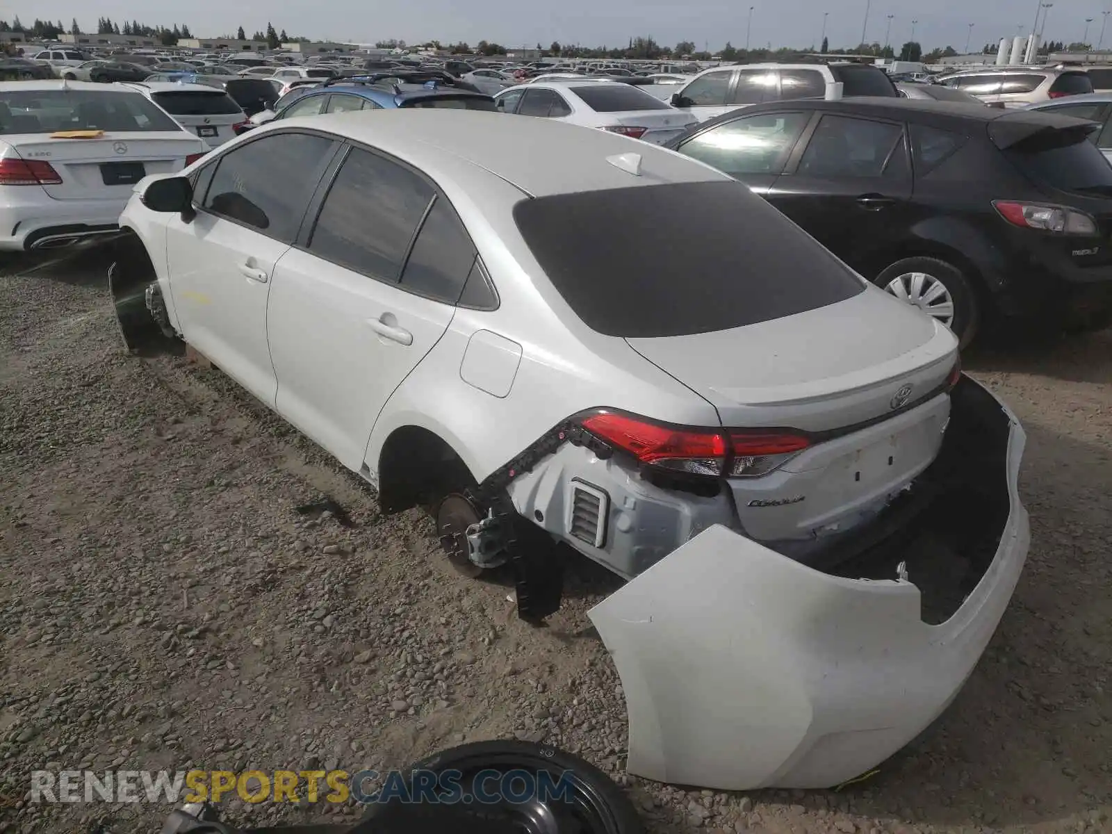 3 Photograph of a damaged car JTDS4MCE8MJ079896 TOYOTA COROLLA 2021