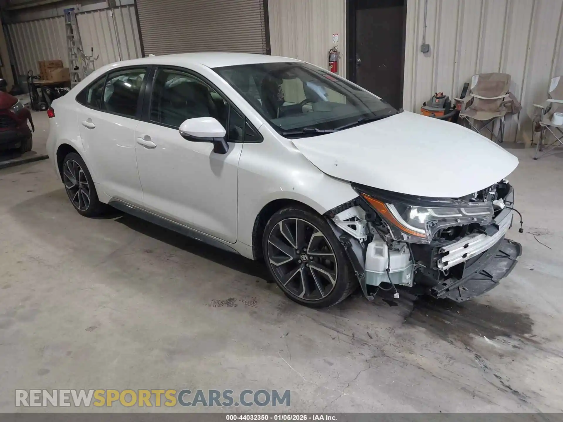 1 Photograph of a damaged car JTDS4MCE8MJ080157 TOYOTA COROLLA 2021