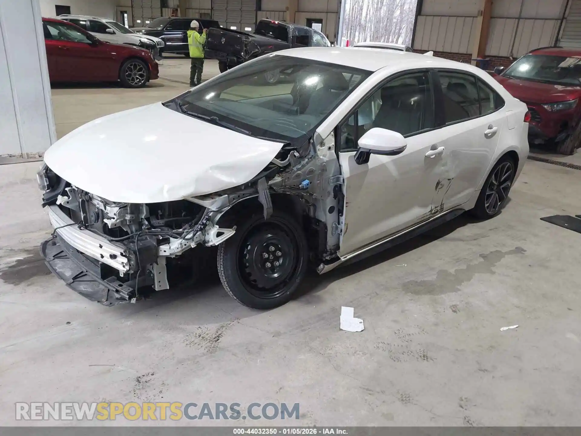 2 Photograph of a damaged car JTDS4MCE8MJ080157 TOYOTA COROLLA 2021