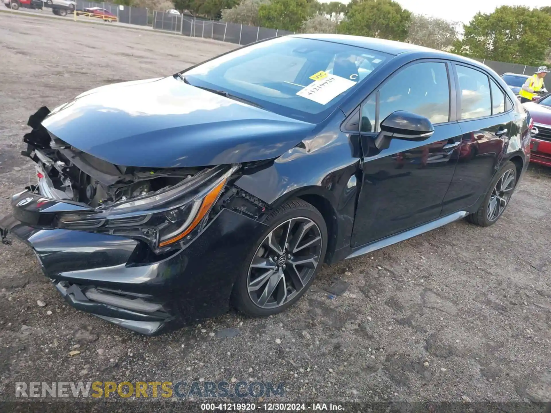 2 Photograph of a damaged car JTDS4MCE9MJ055056 TOYOTA COROLLA 2021