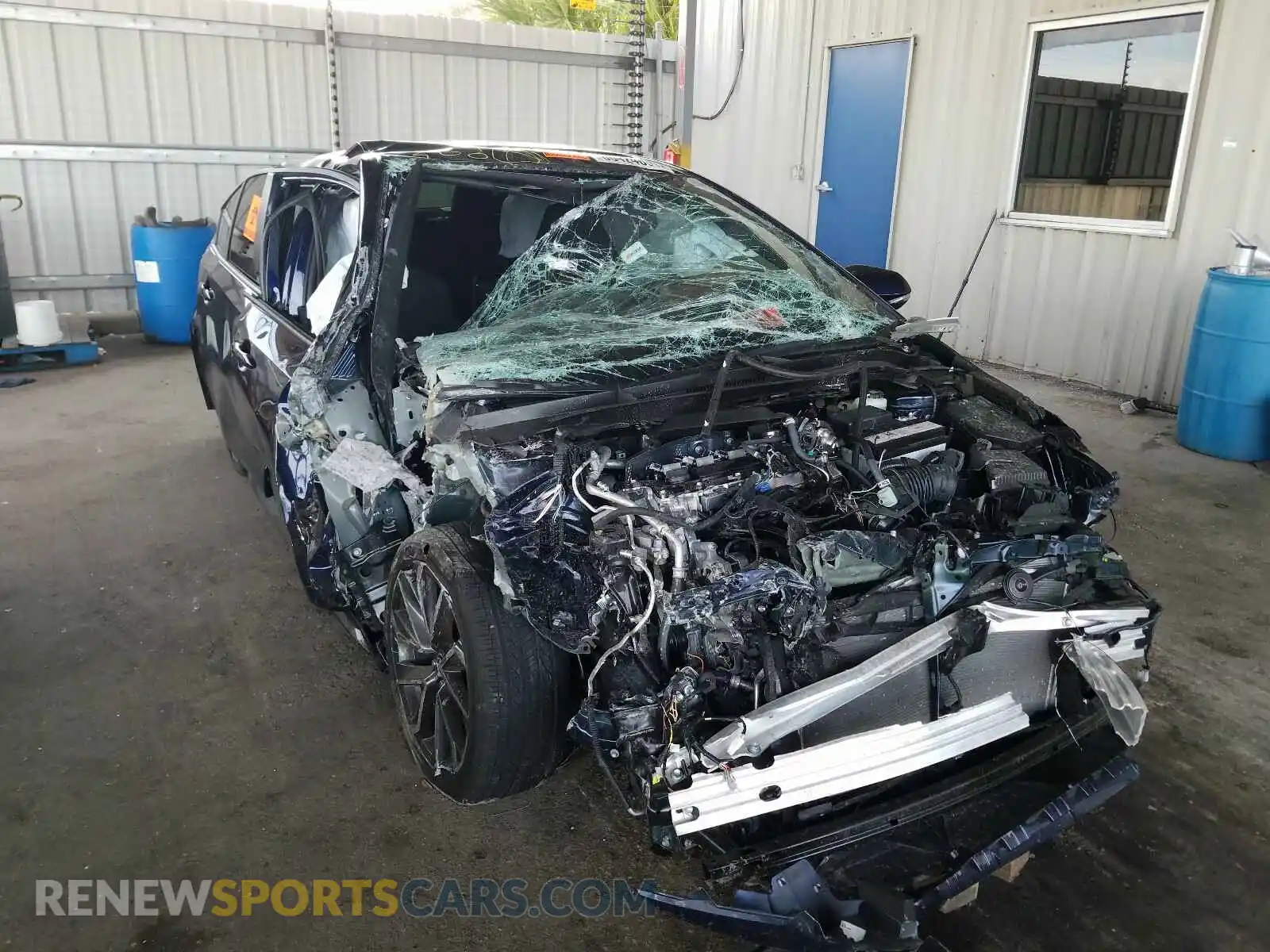 1 Photograph of a damaged car JTDS4MCE9MJ055879 TOYOTA COROLLA 2021