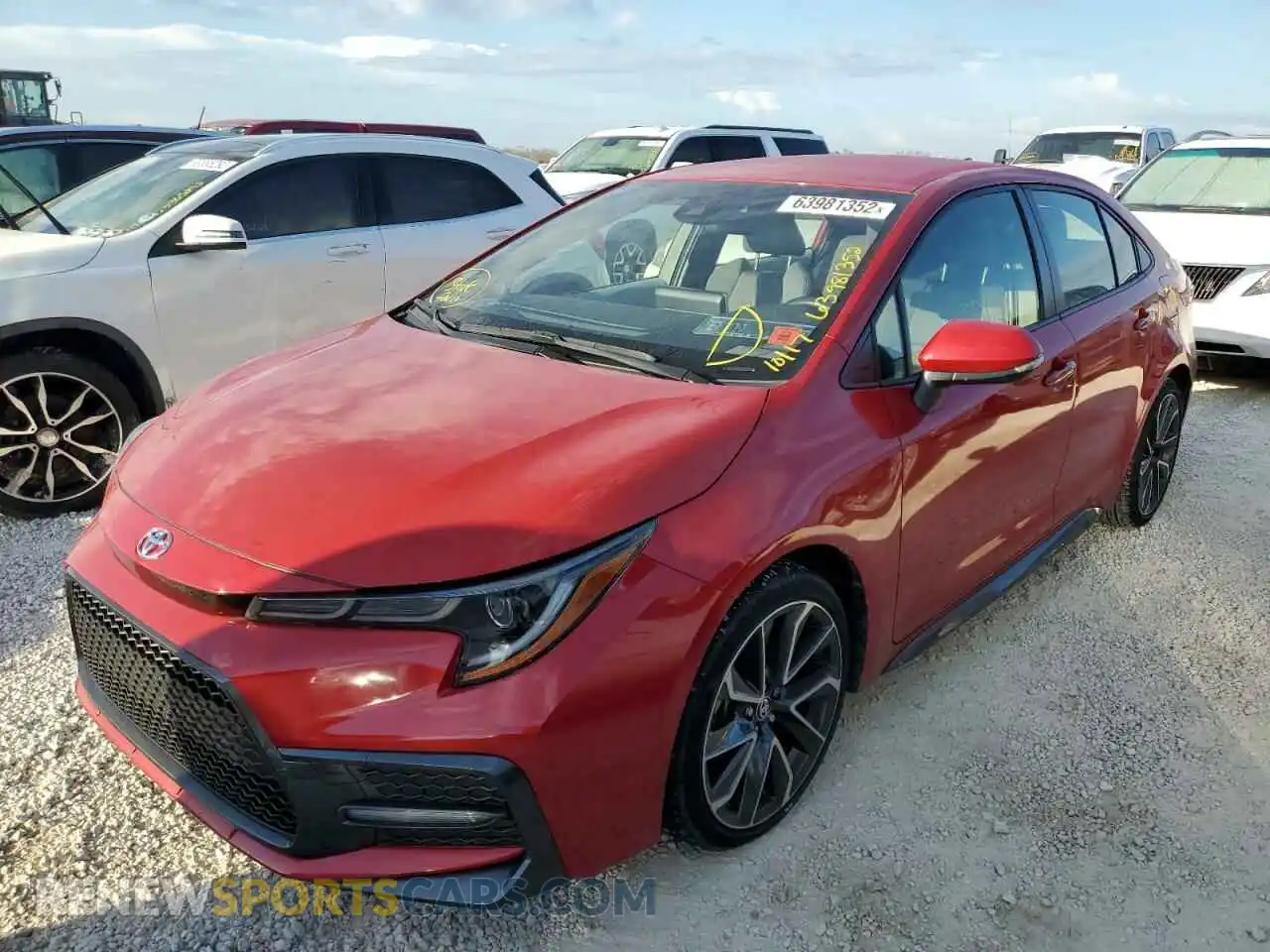 2 Photograph of a damaged car JTDS4MCE9MJ057504 TOYOTA COROLLA 2021