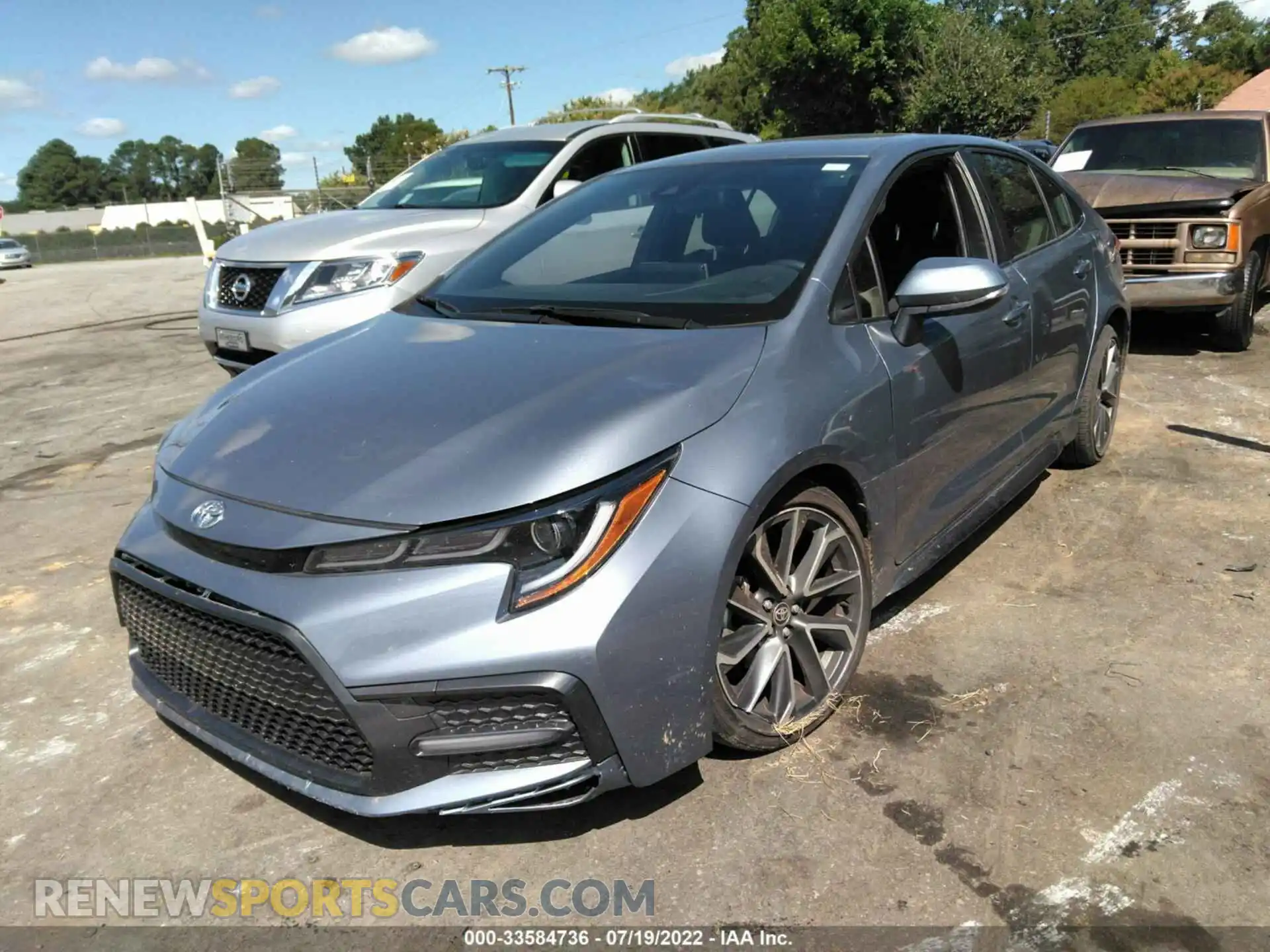 2 Photograph of a damaged car JTDS4MCE9MJ058894 TOYOTA COROLLA 2021