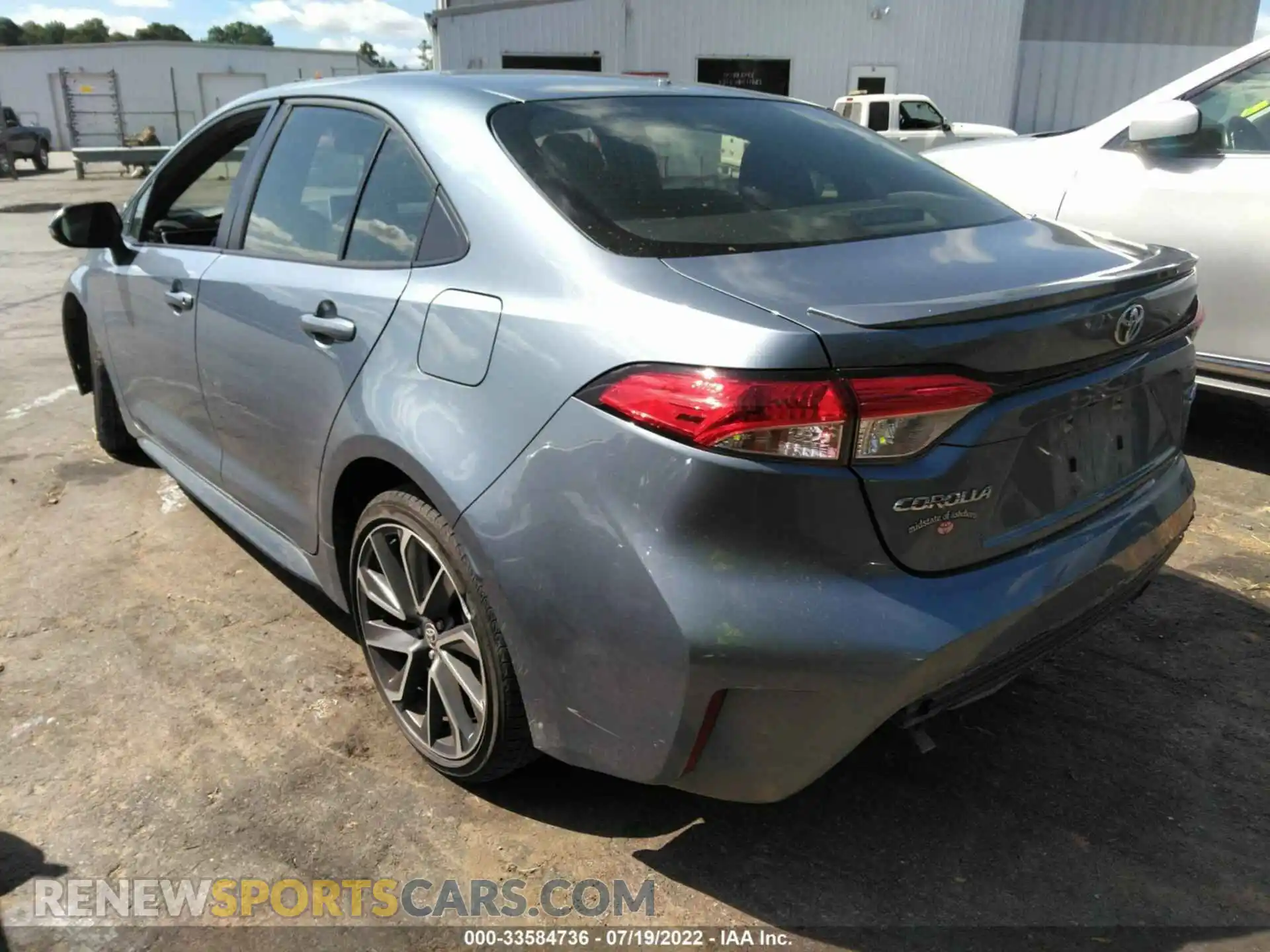 3 Photograph of a damaged car JTDS4MCE9MJ058894 TOYOTA COROLLA 2021