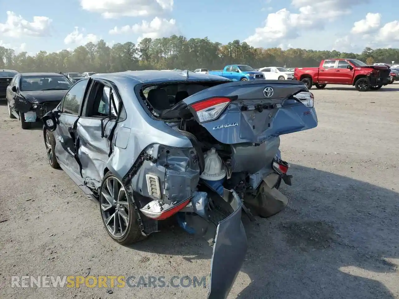 3 Photograph of a damaged car JTDS4MCE9MJ059463 TOYOTA COROLLA 2021