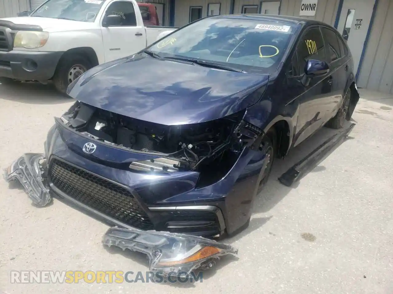 2 Photograph of a damaged car JTDS4MCE9MJ061083 TOYOTA COROLLA 2021
