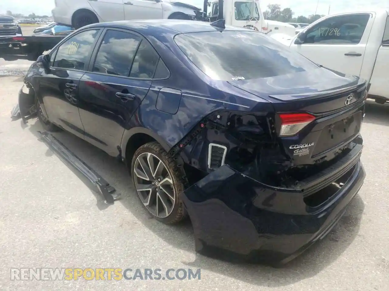3 Photograph of a damaged car JTDS4MCE9MJ061083 TOYOTA COROLLA 2021