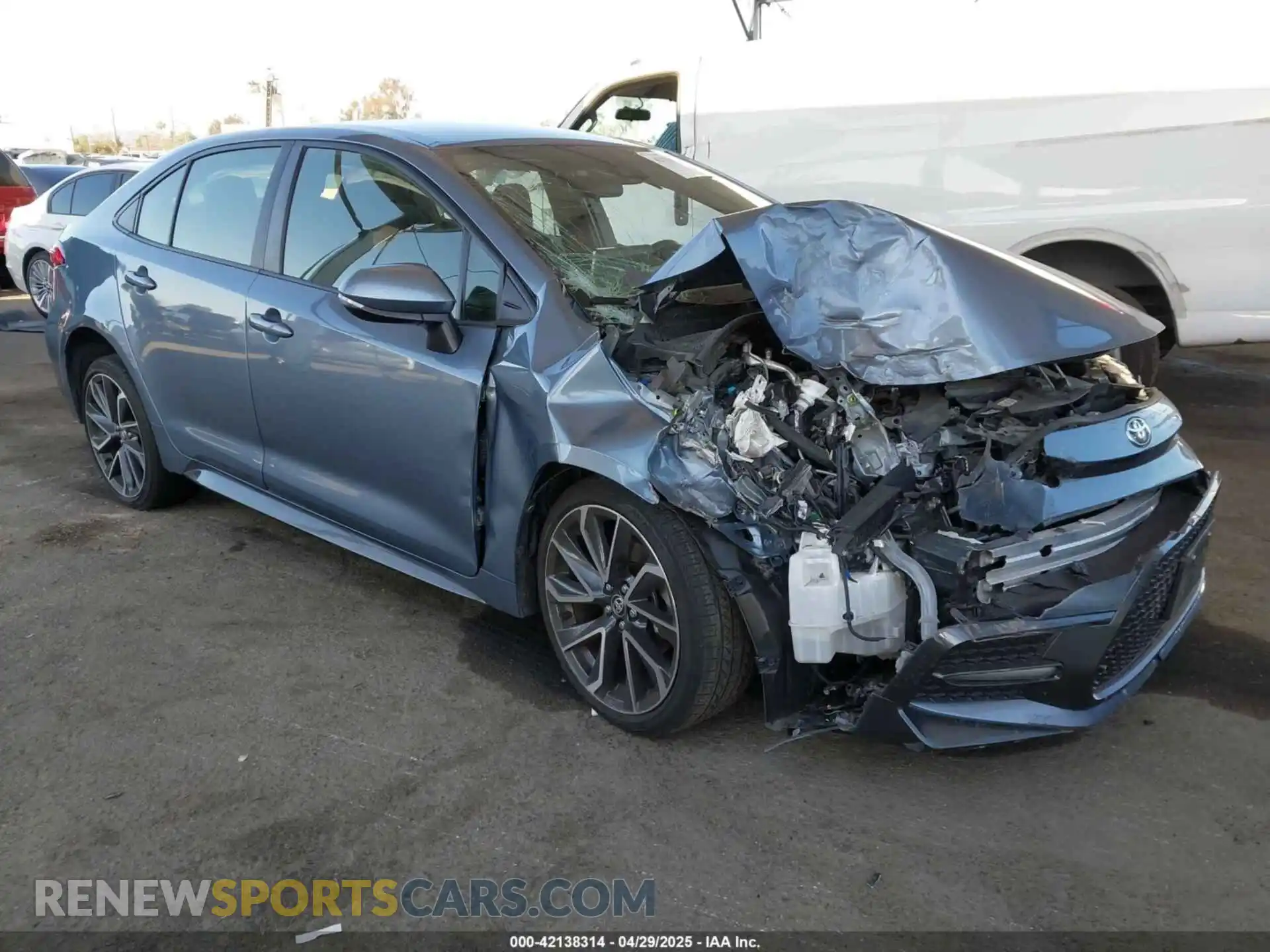 1 Photograph of a damaged car JTDS4MCE9MJ064310 TOYOTA COROLLA 2021