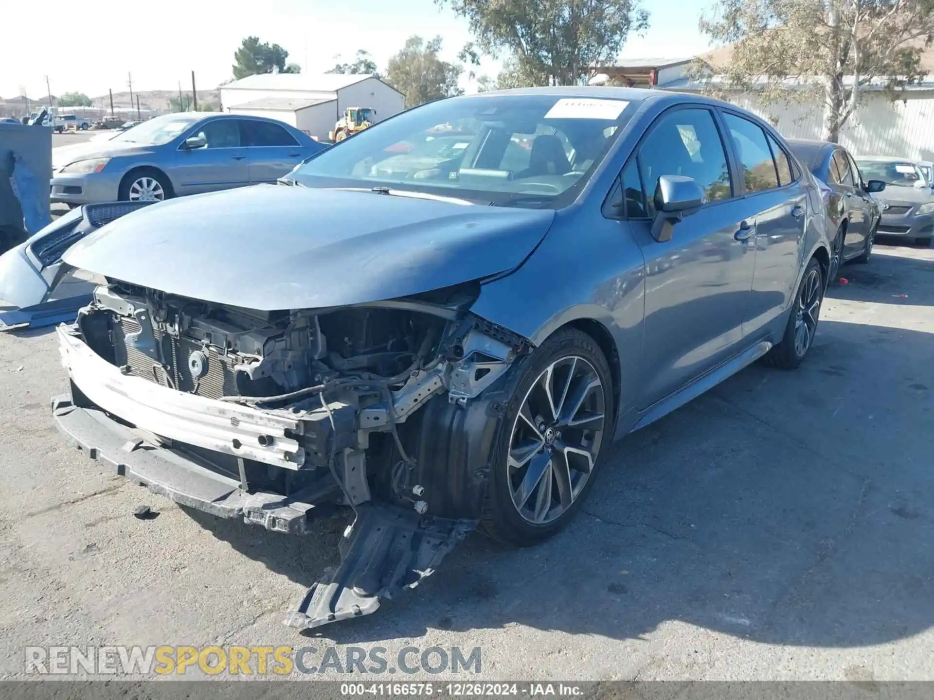 2 Photograph of a damaged car JTDS4MCE9MJ065053 TOYOTA COROLLA 2021