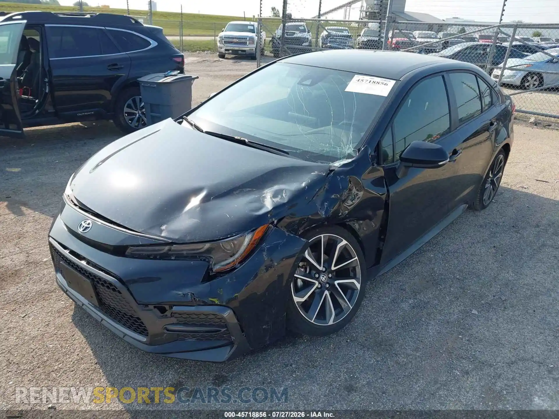 2 Photograph of a damaged car JTDS4MCE9MJ069801 TOYOTA COROLLA 2021