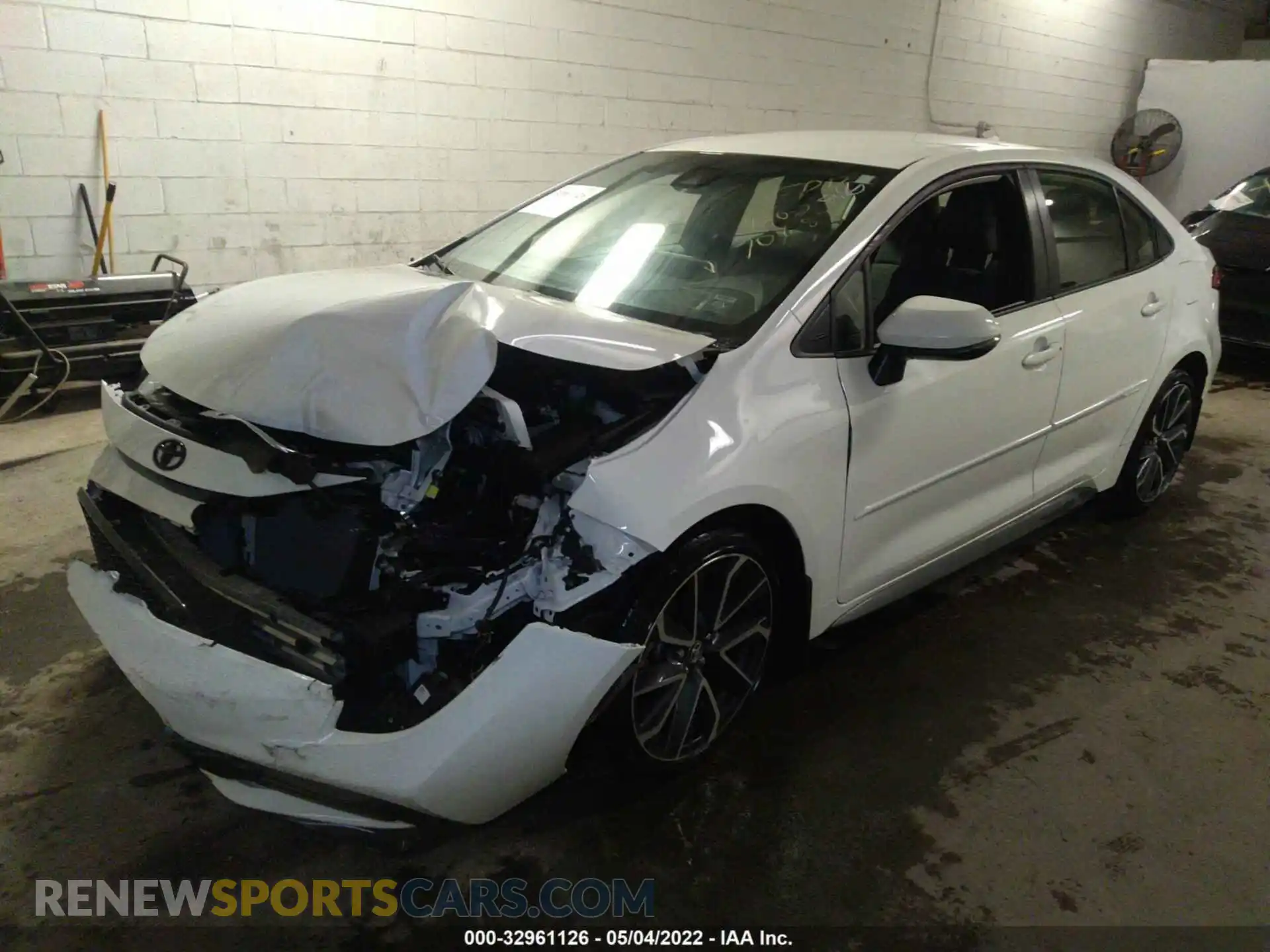 2 Photograph of a damaged car JTDS4MCE9MJ070687 TOYOTA COROLLA 2021