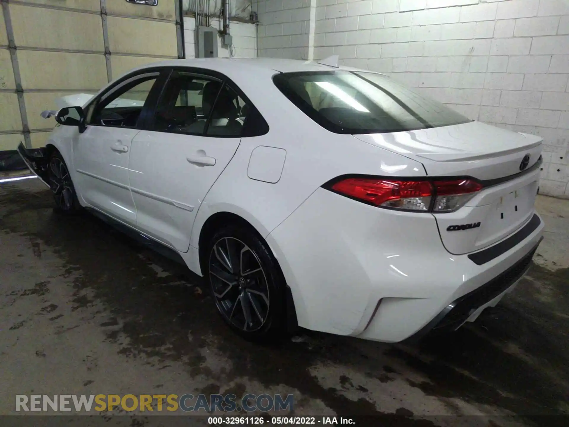 3 Photograph of a damaged car JTDS4MCE9MJ070687 TOYOTA COROLLA 2021