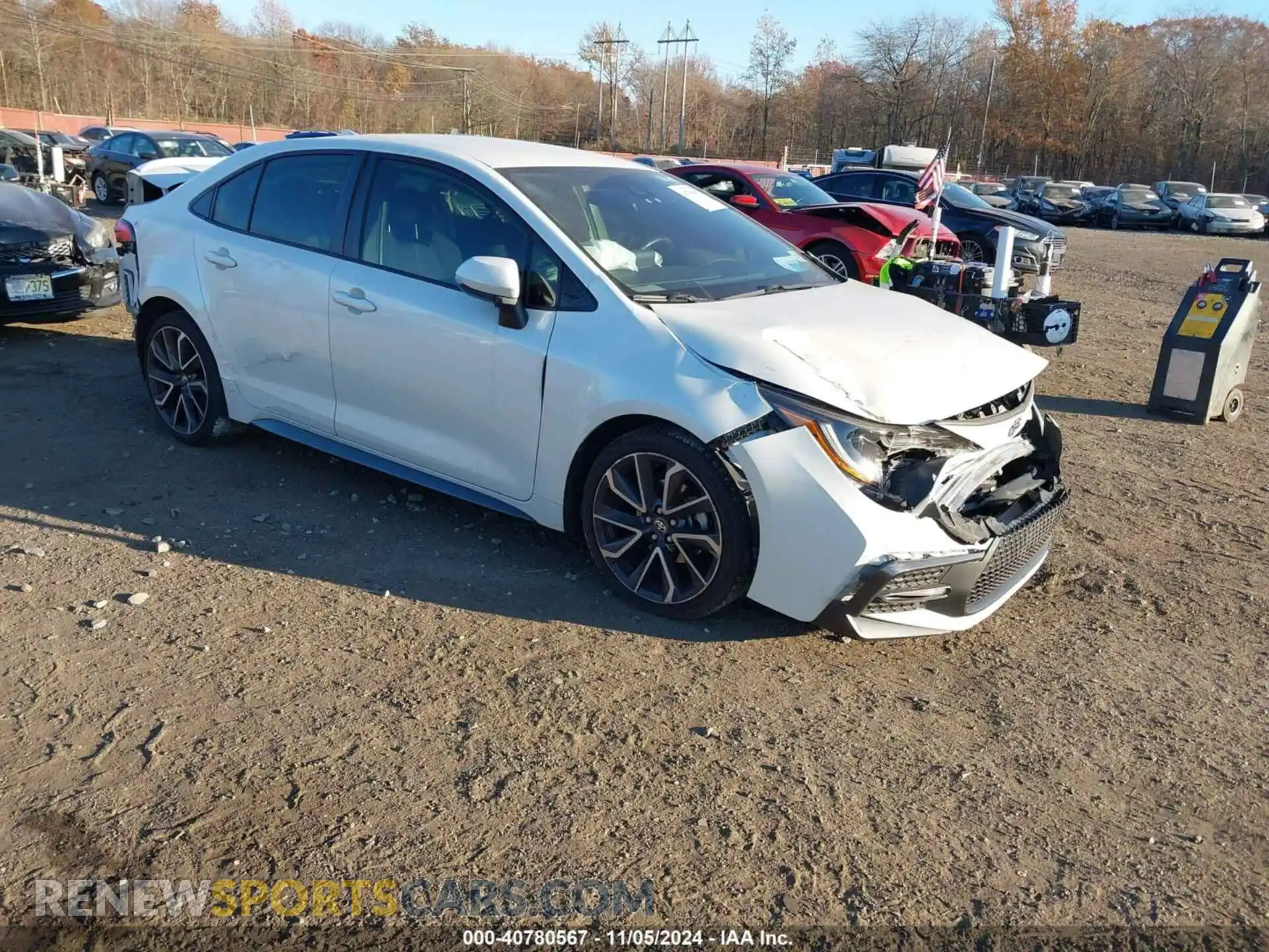 1 Photograph of a damaged car JTDS4MCE9MJ070849 TOYOTA COROLLA 2021