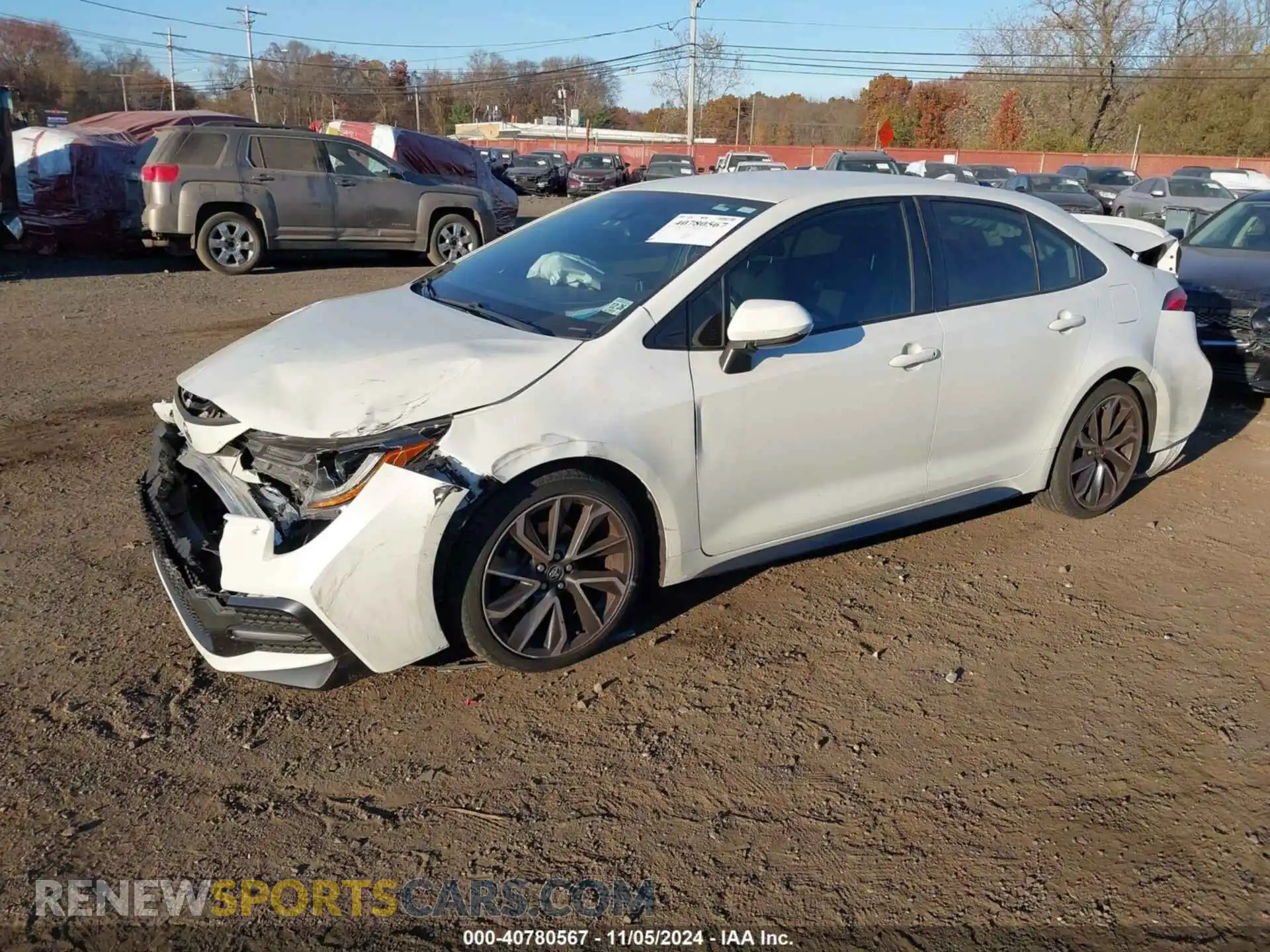 2 Photograph of a damaged car JTDS4MCE9MJ070849 TOYOTA COROLLA 2021