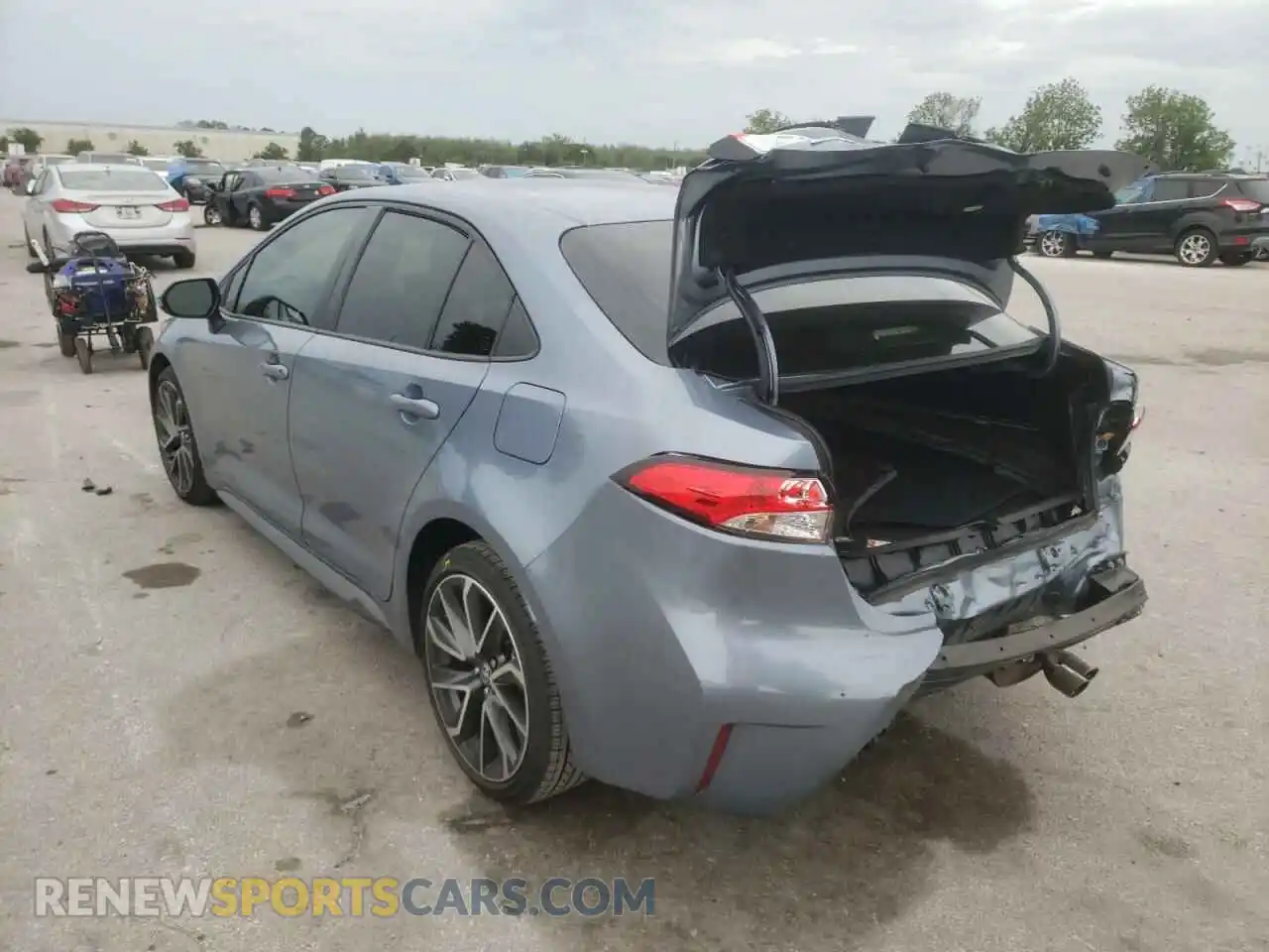 3 Photograph of a damaged car JTDS4MCE9MJ071824 TOYOTA COROLLA 2021