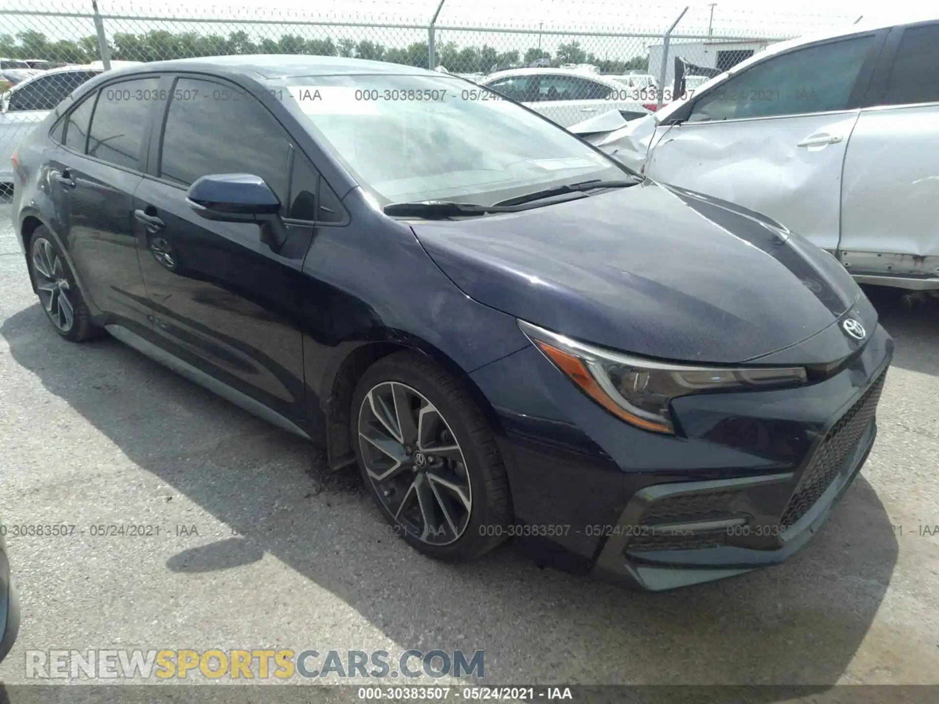 1 fotografías del automóvil dañado JTDS4MCE9MJ072052 TOYOTA COROLLA 2021