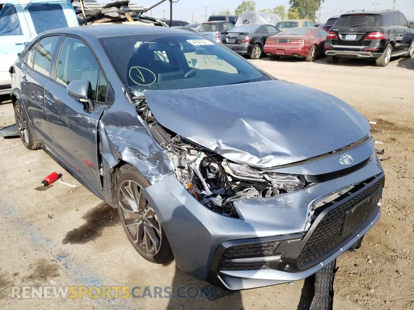 1 fotografías del automóvil dañado JTDS4MCE9MJ073587 TOYOTA COROLLA 2021