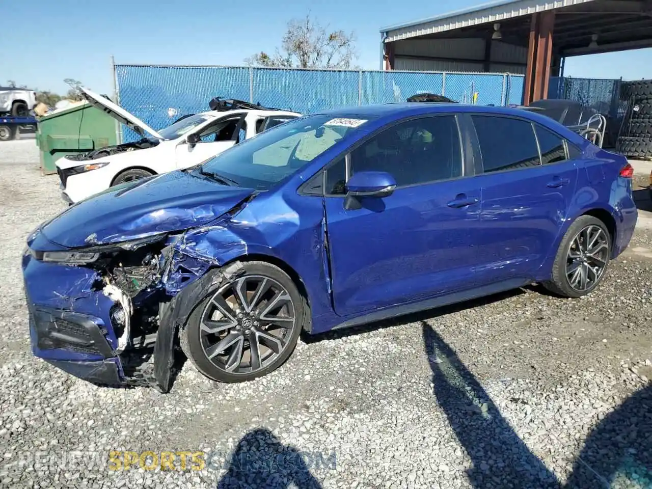 1 Photograph of a damaged car JTDS4MCE9MJ074531 TOYOTA COROLLA 2021