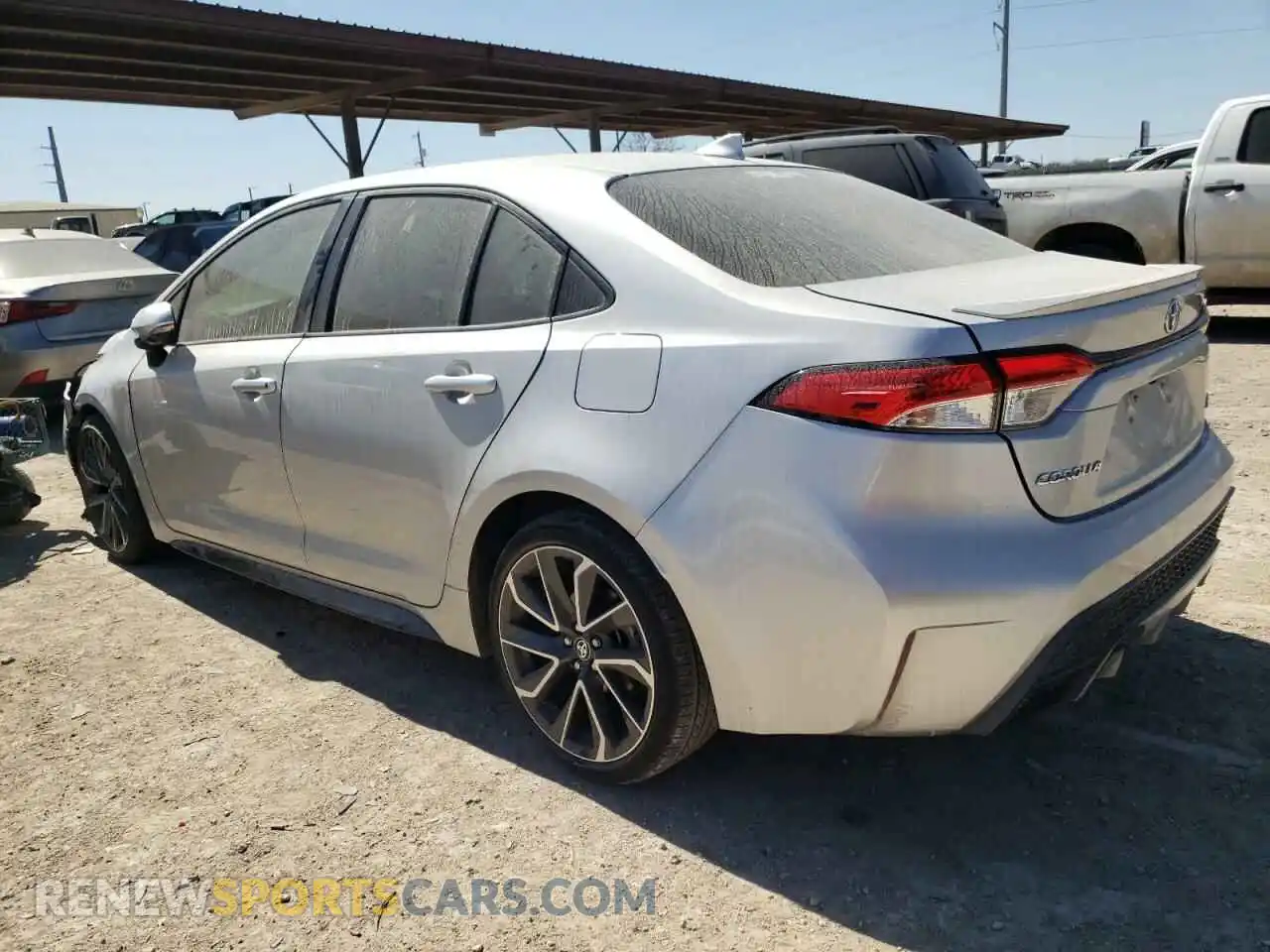 2 Photograph of a damaged car JTDS4MCEXMJ056653 TOYOTA COROLLA 2021