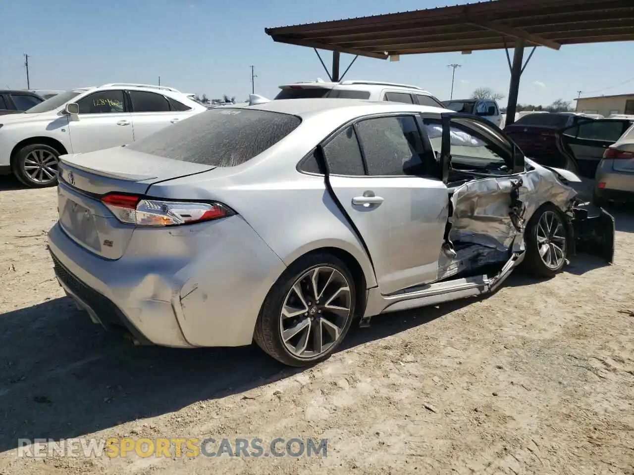 3 Photograph of a damaged car JTDS4MCEXMJ056653 TOYOTA COROLLA 2021