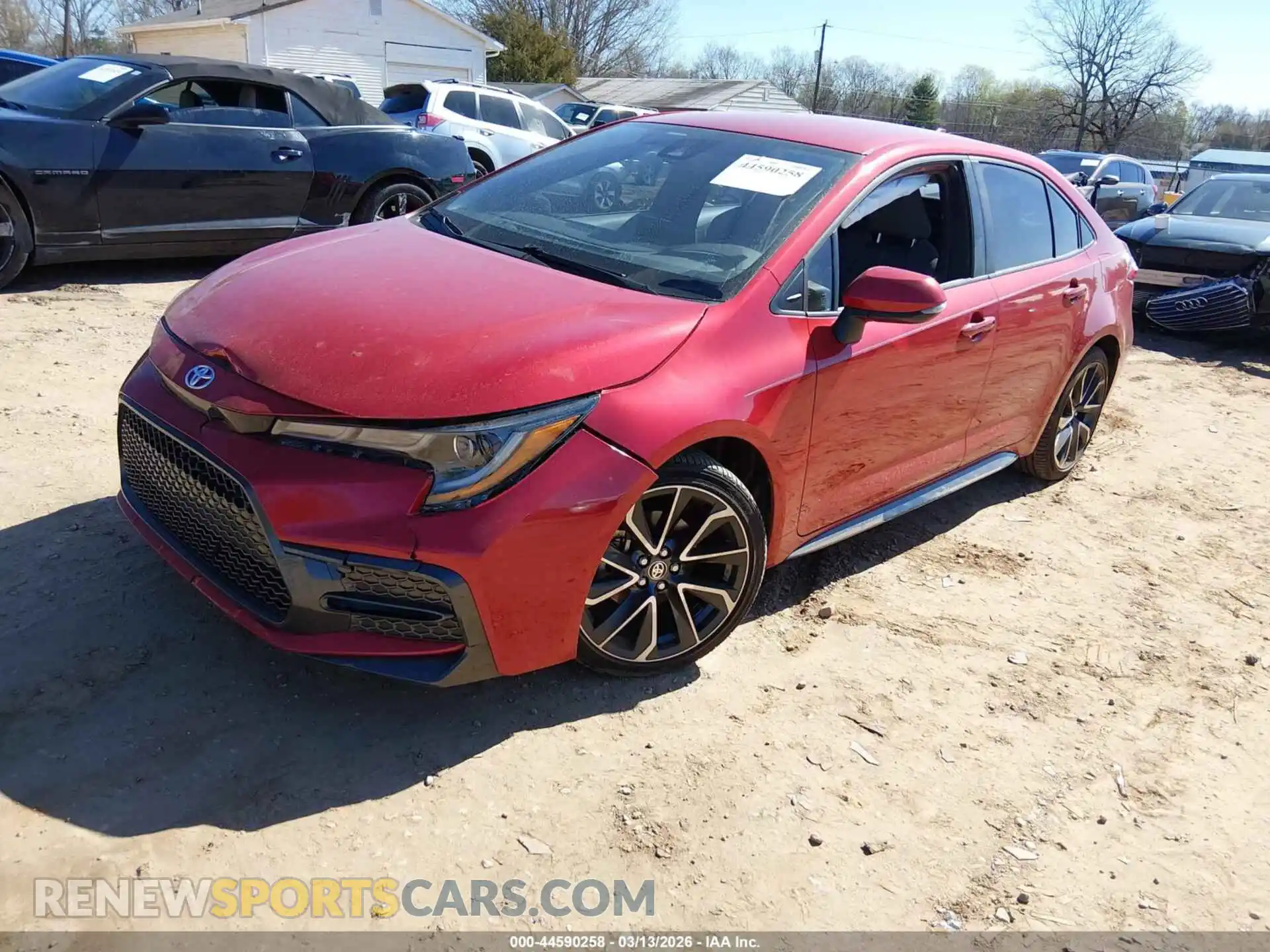 2 Photograph of a damaged car JTDS4MCEXMJ056801 TOYOTA COROLLA 2021