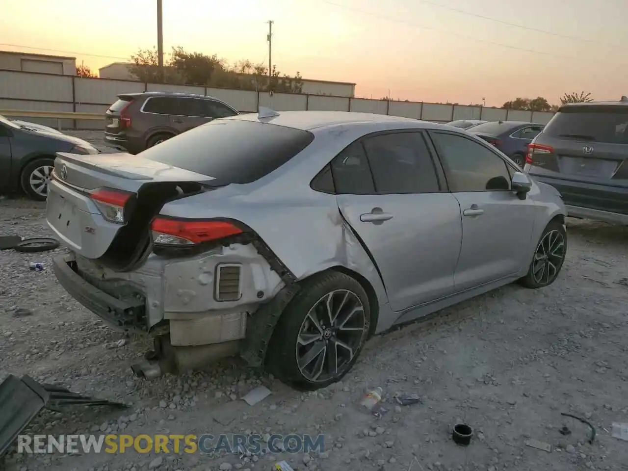 3 Photograph of a damaged car JTDS4MCEXMJ059858 TOYOTA COROLLA 2021