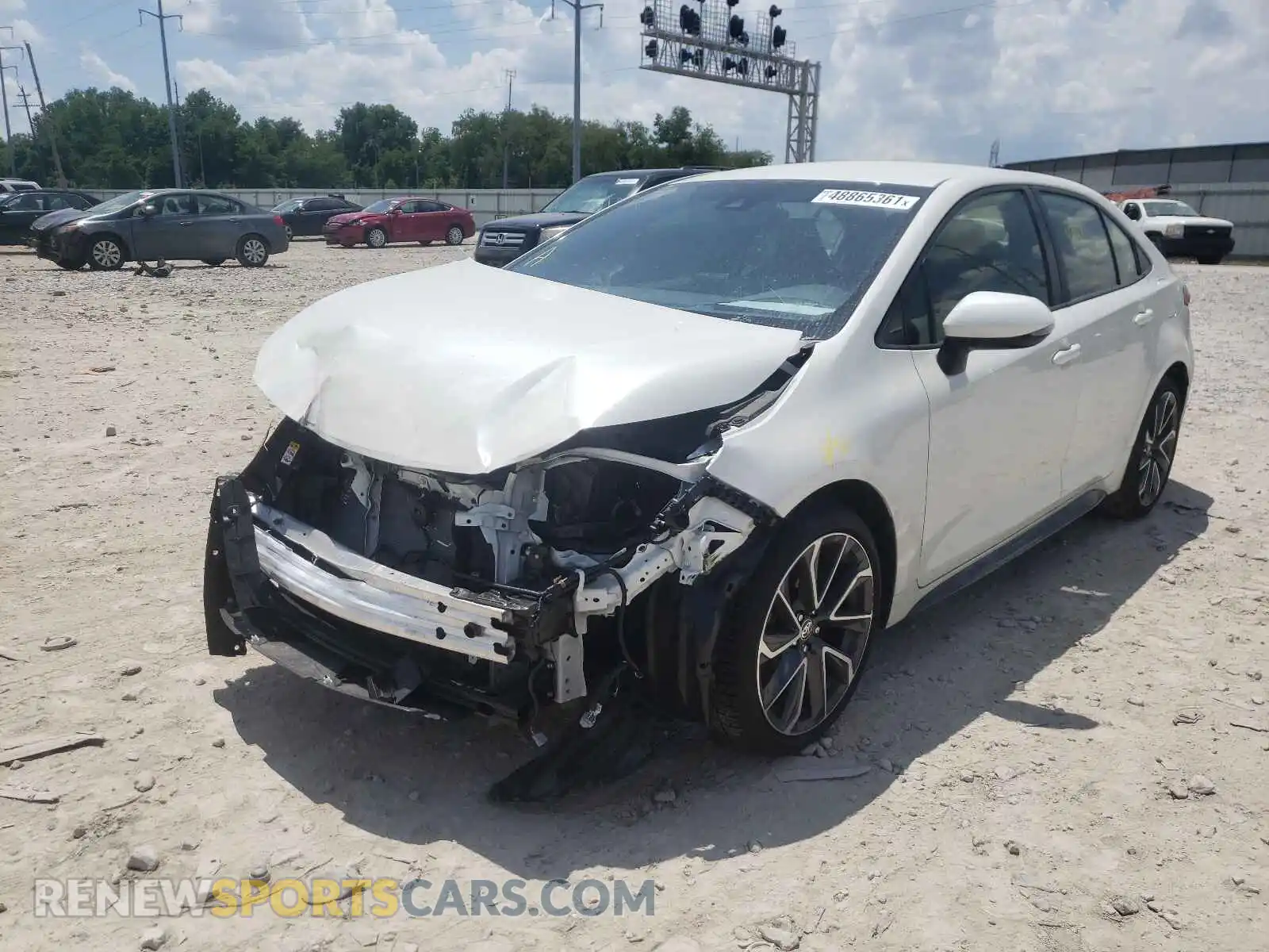 2 Photograph of a damaged car JTDS4MCEXMJ061500 TOYOTA COROLLA 2021