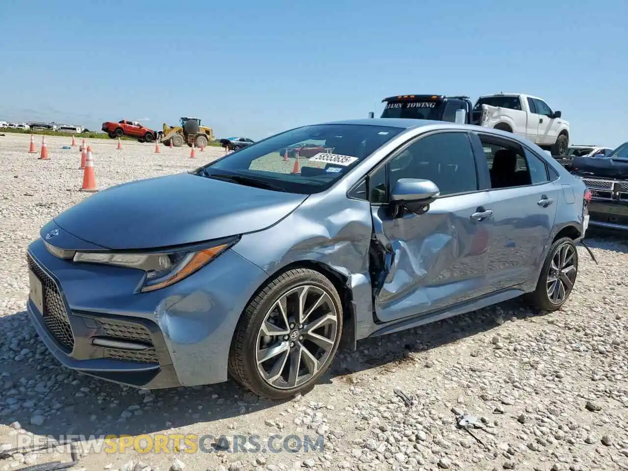 1 Photograph of a damaged car JTDS4MCEXMJ062954 TOYOTA COROLLA 2021