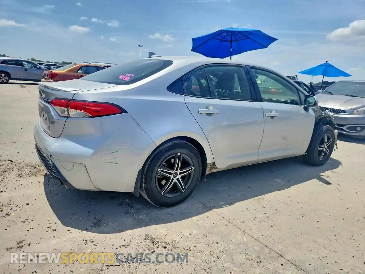 3 Фотография поврежденного автомобиля JTDS4MCEXMJ064123 TOYOTA COROLLA 2021