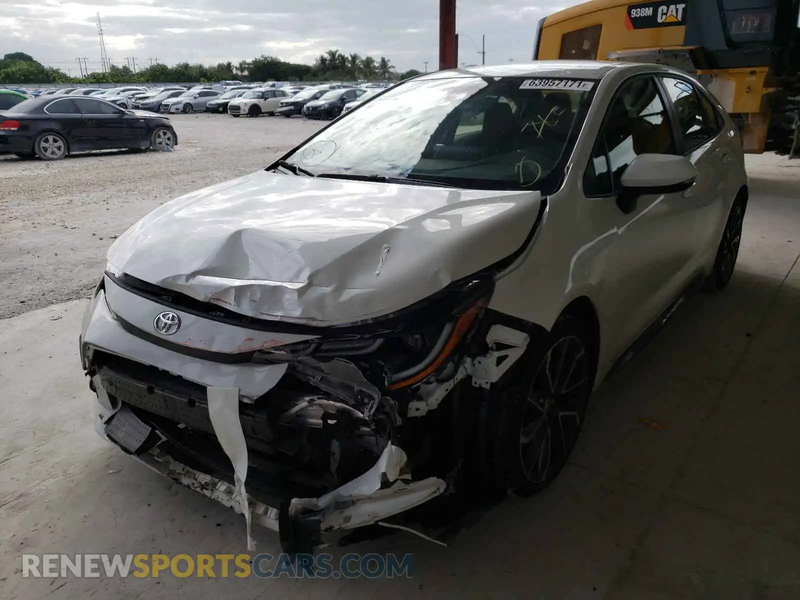 2 Photograph of a damaged car JTDS4MCEXMJ064655 TOYOTA COROLLA 2021
