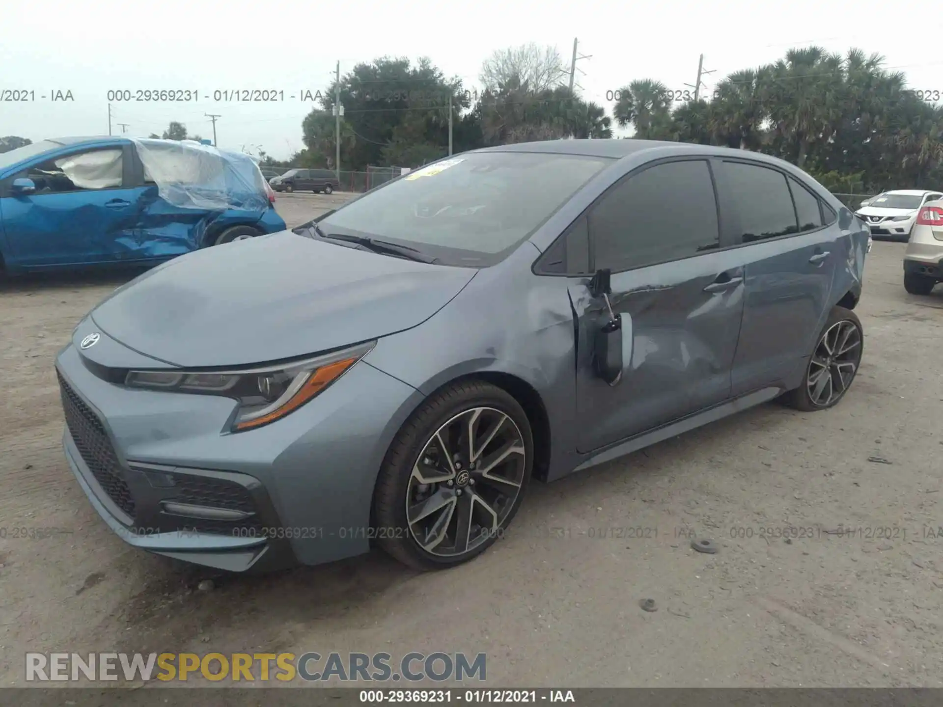 2 Photograph of a damaged car JTDS4MCEXMJ064848 TOYOTA COROLLA 2021