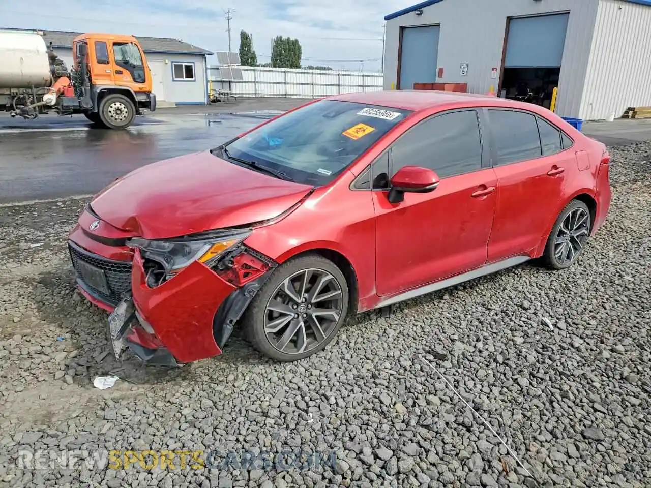 1 Photograph of a damaged car JTDS4MCEXMJ065093 TOYOTA COROLLA 2021