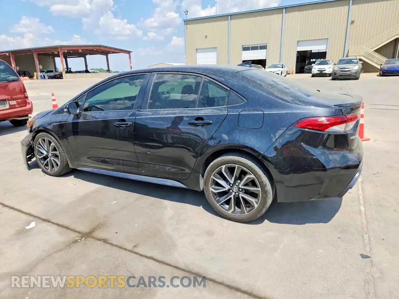 2 Фотография поврежденного автомобиля JTDS4MCEXMJ068379 TOYOTA COROLLA 2021