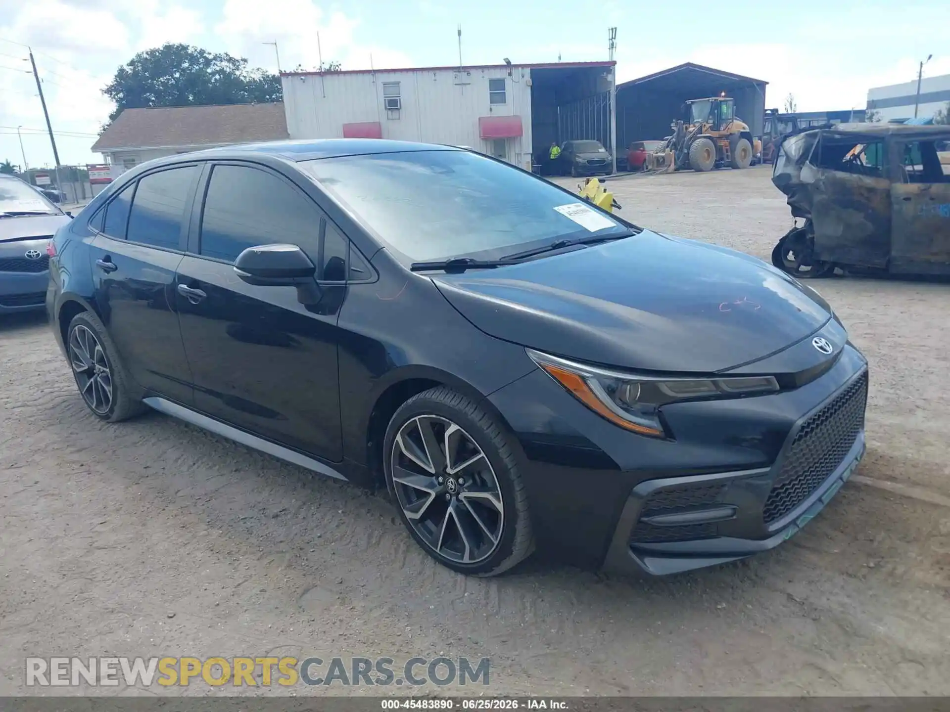 1 Photograph of a damaged car JTDS4MCEXMJ070164 TOYOTA COROLLA 2021