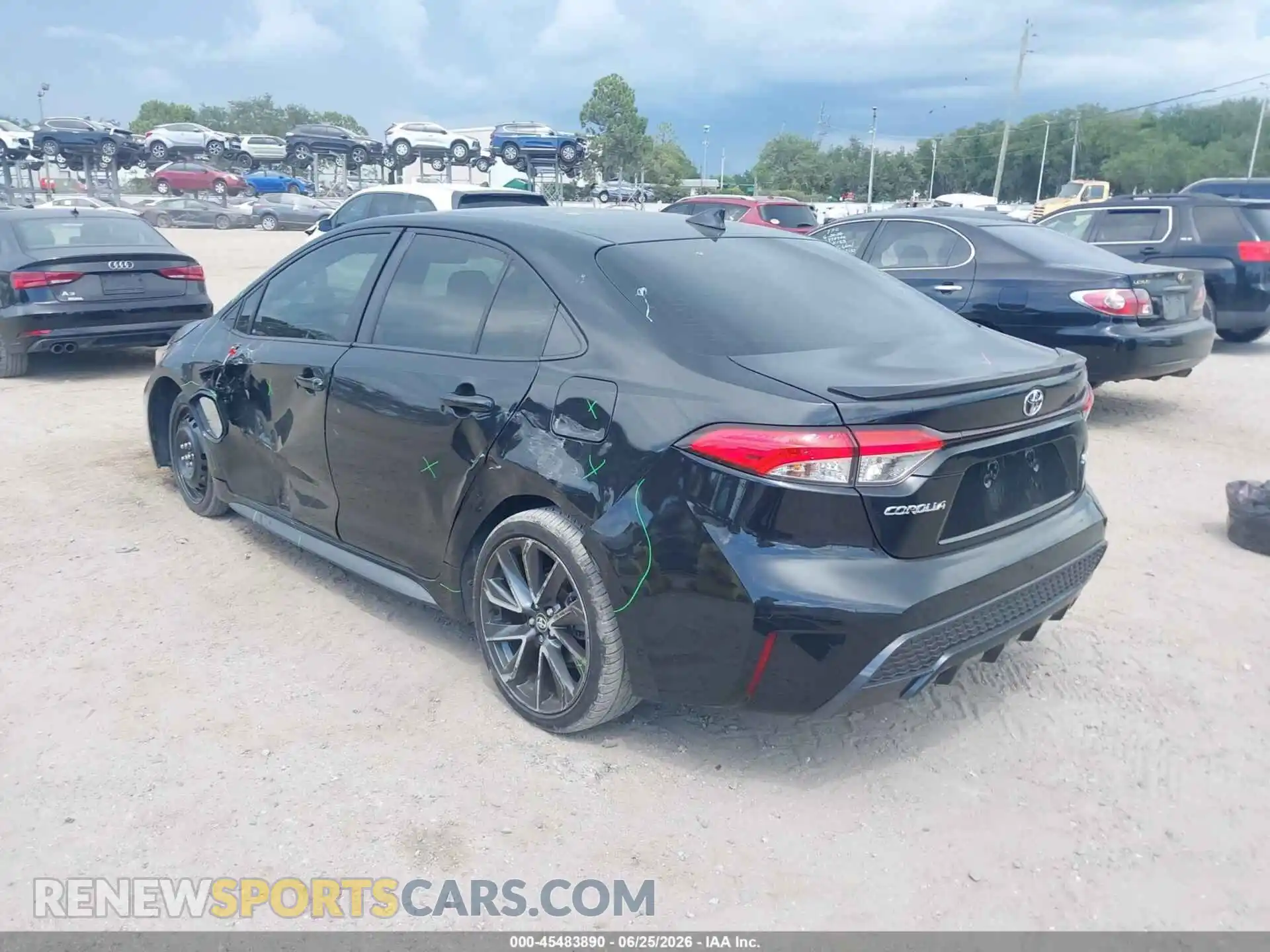 3 Photograph of a damaged car JTDS4MCEXMJ070164 TOYOTA COROLLA 2021