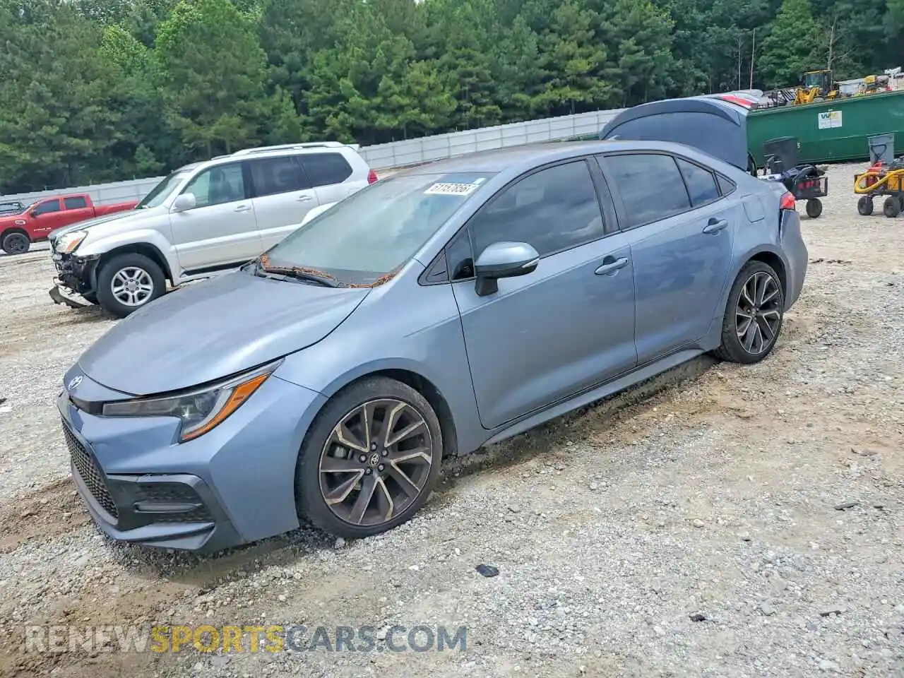 1 Photograph of a damaged car JTDS4MCEXMJ070763 TOYOTA COROLLA 2021