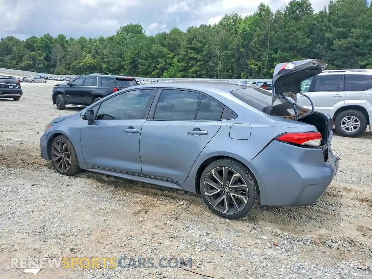 2 Photograph of a damaged car JTDS4MCEXMJ070763 TOYOTA COROLLA 2021