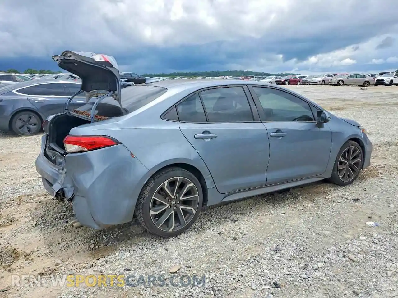 3 Photograph of a damaged car JTDS4MCEXMJ070763 TOYOTA COROLLA 2021