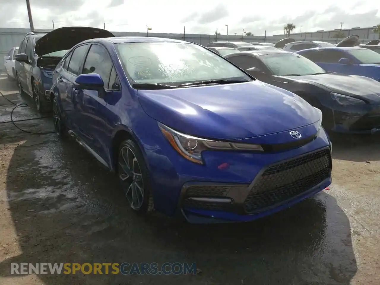 1 Фотография поврежденного автомобиля JTDS4MCEXMJ073162 TOYOTA COROLLA 2021