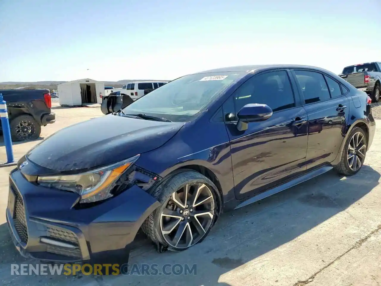 1 Photograph of a damaged car JTDS4MCEXMJ079110 TOYOTA COROLLA 2021